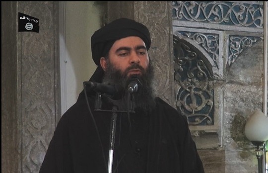 Abu Bakr al-Baghdadi. Ảnh: Youtube