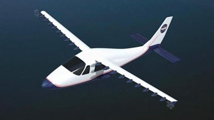 Mô hình máy bay trong dự án LEAPTech. Ảnh: NASA