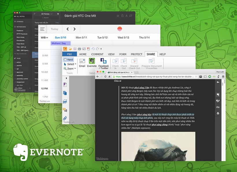 8 ứng dụng hay và miễn phí tích hợp với Evernote: đọc tin ngon hơn, vẽ tay, scan tài liệu, lịch,...