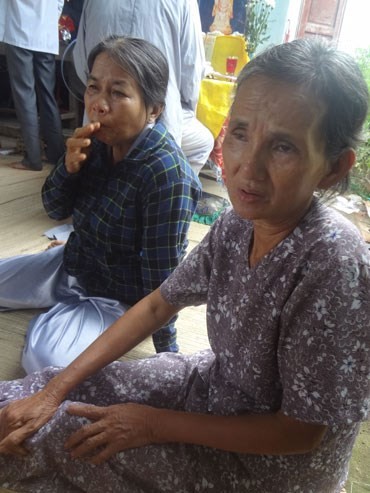 Bà Phạm Thị Mận vẫn chưa thể tin cả gia đình con trai tử nạn