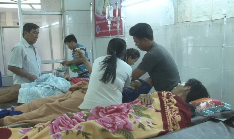 Các nạn nhân đang điều trị tại bệnh viện