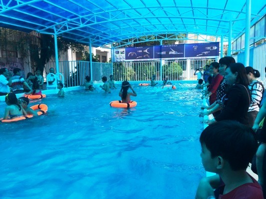 Tập huấn phương pháp dạy bơi cho giáo viên nhằm phổ cập môn bơi