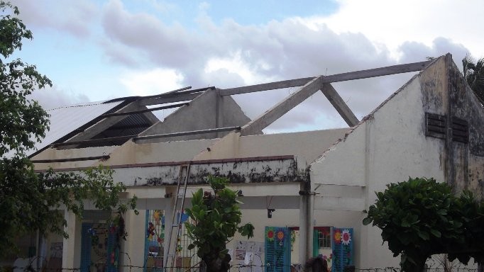 Cà Mau: Trường học khẩn trương khắc phục sau trận lốc xoáy