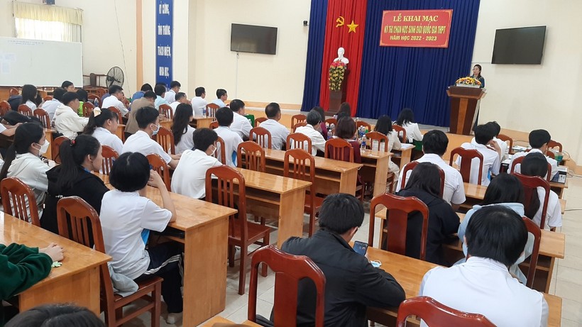 Khai mạc kỳ thi chọn học sinh giỏi quốc gia THPT tỉnh Cà Mau.