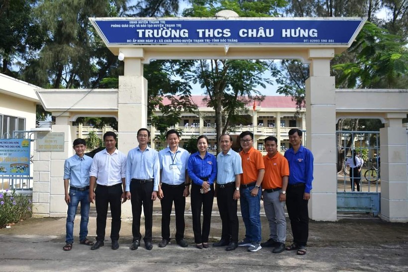 Tại tỉnh Sóc Trăng, chương trình triển khai thực hiện tại 8 trường trên địa bàn huyện Thạnh Trị, Mỹ Xuyên và thị xã Vĩnh Châu. ảnh 1
