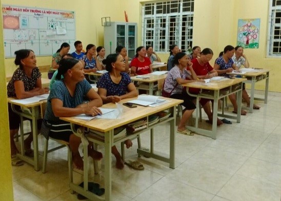 Các trung tâm học tập cộng đồng huyện Lương Sơn (Hoà Bình) hoạt động hiệu quả.