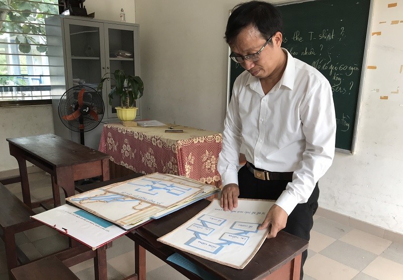 Thầy Hoàng Văn Khương - giáo viên Trung tâm hỗ trợ phát triển giáo dục hòa nhập Đà Nẵng.