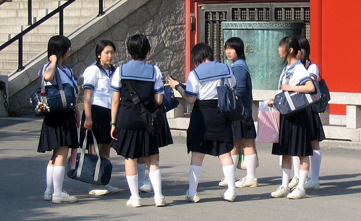 Học sinh THPT Nhật Bản.