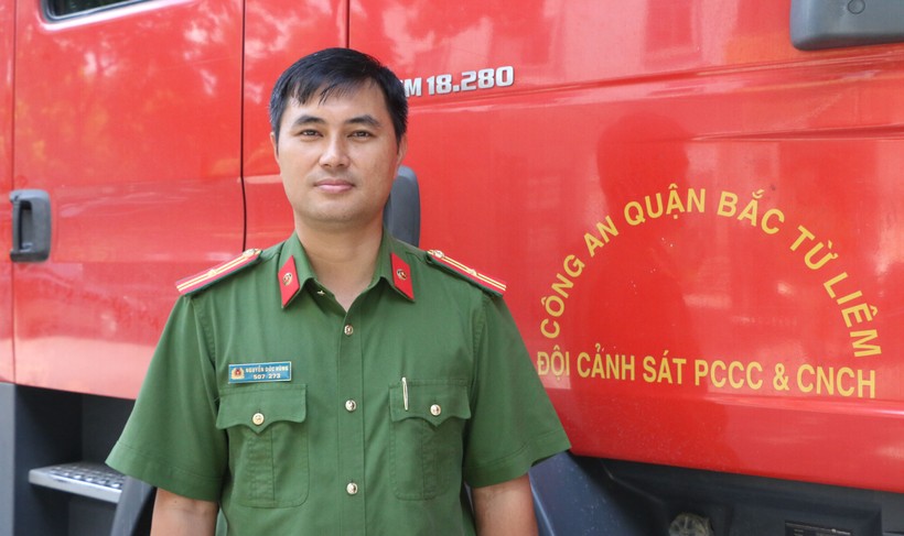 Thiếu tá Nguyễn Đức Hùng. ảnh 1