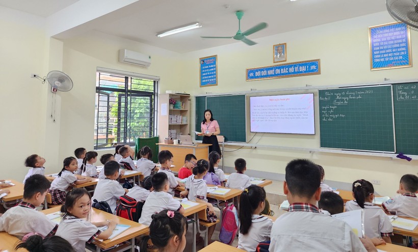 Trường Tiểu học Trường Thi, TP Vinh, Nghệ An vận động xã hội hóa để mua sắm điều hòa trong các phòng học.
