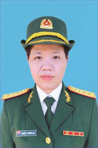 Thiếu tá, thạc sĩ Nguyễn Thị Phương Lan. Ảnh: NVCC