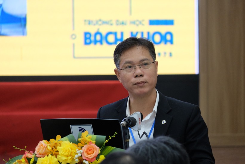 PGS.TS Nguyễn Hồng Hải, Trường ĐH Bách khoa, ĐH Đà Nẵng cho rằng cần đẩy mạnh liên kết giữa các trường đại học và khối phổ thông để triển khai các hoạt động giáo dục STEM. ảnh 2