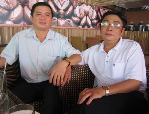 Hai phó giám đốc Sở Nội vụ- Ngoại vụ tỉnh Bình Phước trong lần trả lời Báo Pháp Luật TP.HCM ngày 21-8.
