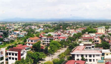 Một góc thành phố Đông Hà (tỉnh Quảng Trị)