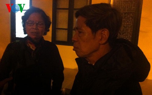 Bà Hiền và ông Viễn sau phiên tòa xét xử vụ án xảy ra tại TMV Cát Tường