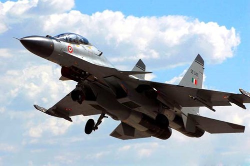 Tiêm kích đa năng Su-30MKI của Không quân Ấn Độ.