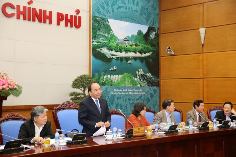 Phó Thủ tướng Nguyễn Xuân Phúc yêu cầu  các bộ, ngành cần thực hiện nghiêm túc việc soạn thảo, ban hành hoặc trình cấp có thẩm quyền ban hành các văn bản liên quan hoạt động giám định tư pháp. Ảnh: VGP