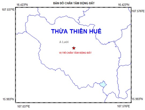 Lại giật mình vì động đất liên tiếp ở A Lưới, Thừa Thiên - Huế