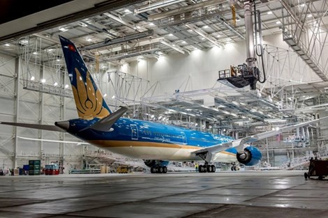 Boeing 787 đầu tiên của Vietnam Airlines xuất xưởng tại Mỹ