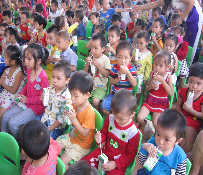 Bắc Ninh rộn ràng Ngày hội sữa học đường