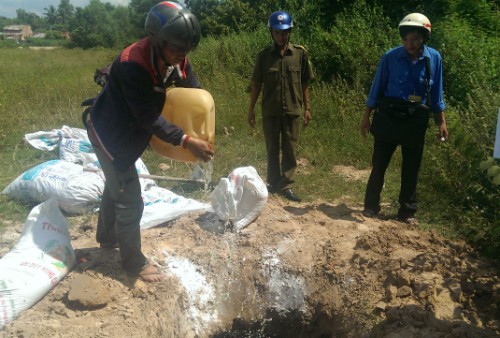 72 kg đỉa khô từ Campuchia vào Việt Nam