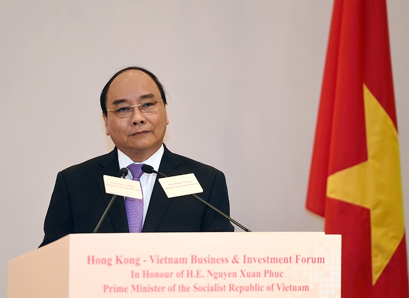 Thủ tướng phát biểu trước 300 nhà đầu tư dự Diễn đàn Kinh doanh và Đầu tư Hong Kong-Việt Nam
