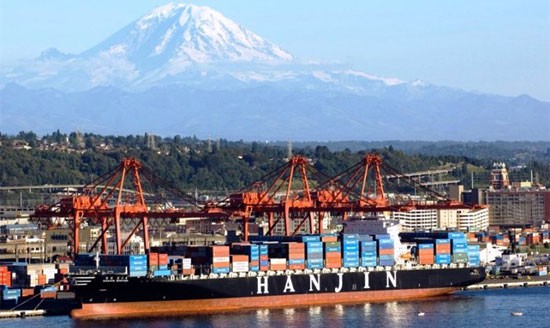 Hanjin Shipping Global là 1 trong 10 hãng tàu lớn nhất thế giới