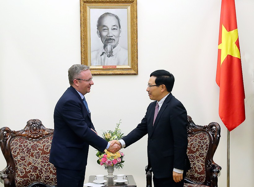Hai bên nhất trí hai bên sẽ phối hợp chặt chẽ để chuẩn bị tốt cho chuyến thăm Việt Nam của Tổng thống Ba Lan dự kiến vào năm 2017. Ảnh: VGP/Hải Minh