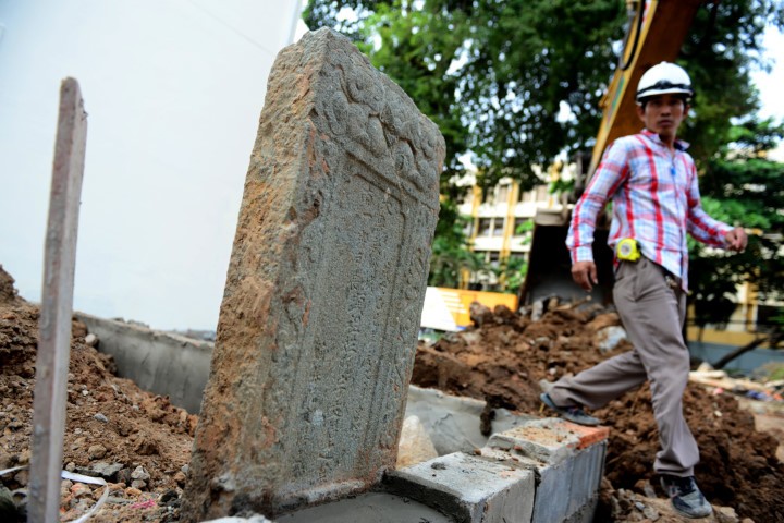 Cận cảnh ngôi mộ cổ mới phát hiện ở Sài Gòn