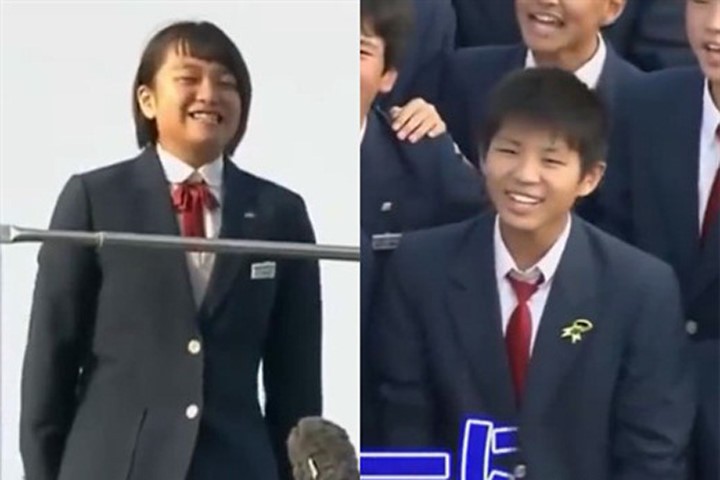 Nữ sinh lớp 9 Nhật Bản bắc loa, tỏ tình bạn trai trước toàn trường
