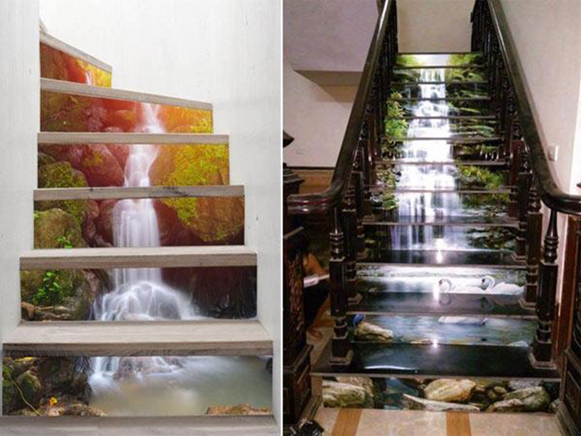 12 thiết kế cầu thang 3D khiến khách đến nhà “không thể rời mắt” vì quá độc và đẹp