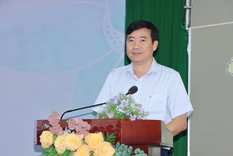 Ông Phạm Thiện Nghĩa, Chủ tịch UBND tỉnh Đồng Tháp phát biểu tại buổi Lễ tuyên dương. ảnh 1