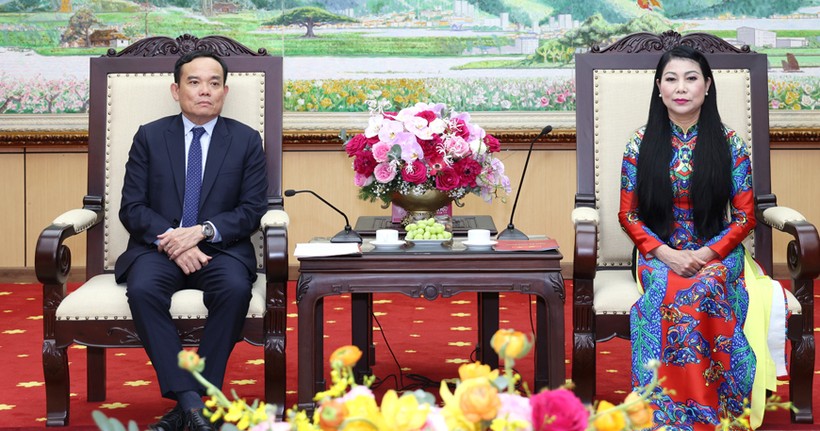 Phó Thủ tướng Chính phủ Trần Lưu Quang đến thăm và làm việc với tỉnh Vĩnh Phúc