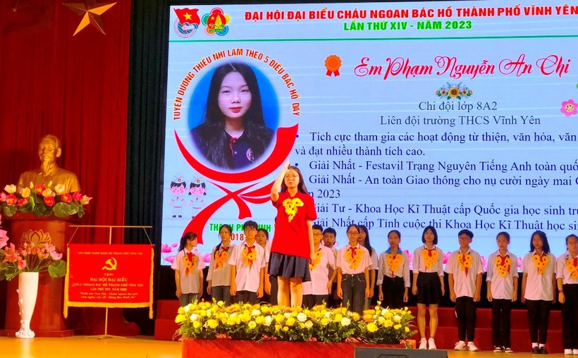 155 học sinh TP Vĩnh Yên được tuyên dương gương Cháu ngoan Bác Hồ ảnh 3