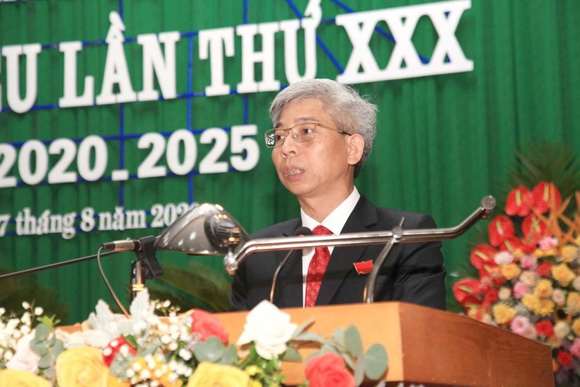 Ông Nguyễn Thanh Quang xin nghỉ hưu trước tuổi. (Ảnh: Báo Vĩnh Phúc)