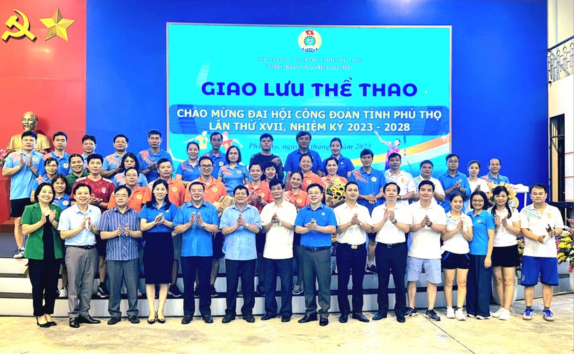 Công đoàn ngành Giáo dục Phú Thọ tổ chức giao lưu thể thao chào mừng Đại hội Công đoàn tỉnh ảnh 1