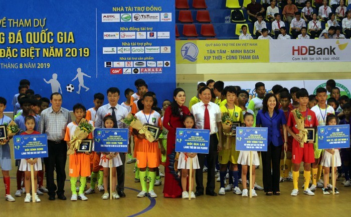 BTC hy vọng sẽ phát hiện được những cầu thủ nhí thật sự có năng khiếu bóng đá để đóng góp cho bóng đá Việt Nam.