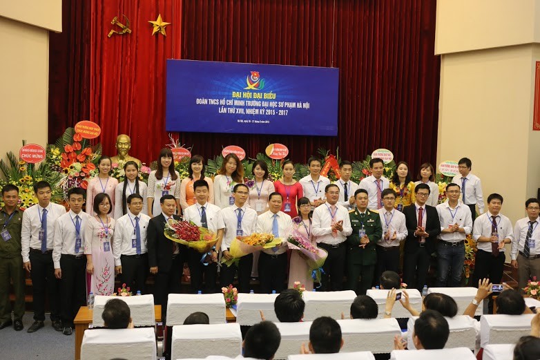 Đại hội đại biểu Đoàn TNCS Hồ Chí Minh Trường ĐHSP Hà Nội lần thứ XVII, nhiệm kỳ 2015 - 2017