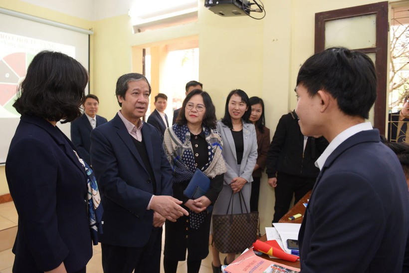 Bộ trưởng Nguyễn Kim Sơn thăm, làm việc với Trường Hữu nghị T78 và T80  ảnh 4