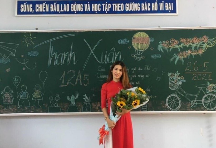 Cô Nguyễn Thị Ngân Hà, giáo viên Trường THPT Hùng Vương, Đắk Lắk.