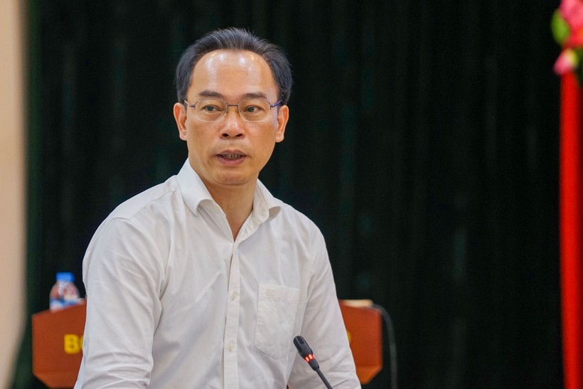 Thứ trưởng Hoàng Minh Sơn phát biểu tại cuộc họp. ảnh 2