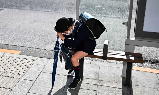 Cặp sách “quá khổ” nặng gần 10kg của học sinh tiểu học Nhật Bản  ảnh 1