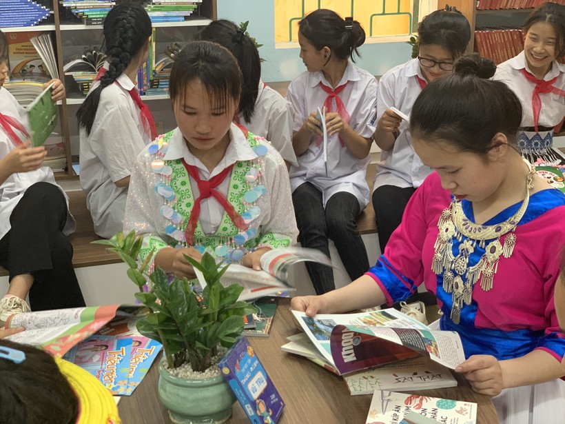 Khánh thành Không gian đọc sách tại trường THCS ở Thái Nguyên ảnh 3