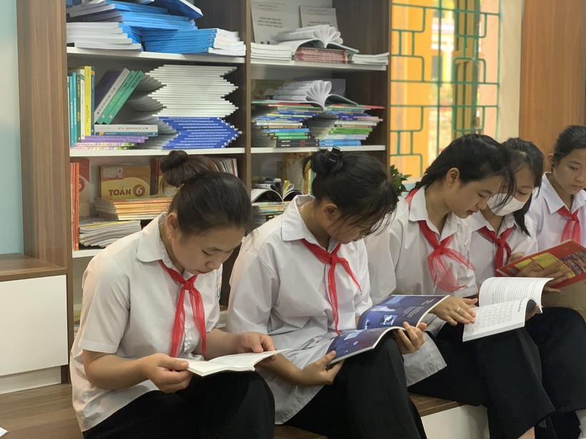 Khánh thành Không gian đọc sách tại trường THCS ở Thái Nguyên ảnh 2