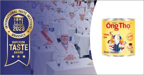Sữa đặc Ông Thọ - sản phẩm sữa “quốc dân” với vị ngon cùng năm tháng - đã chinh phục hơn 200 giám khảo của giải thưởng để đạt đánh giá cao nhất “3 sao”.