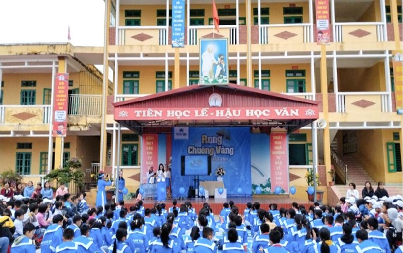 Hoạt động ngoại khoá: Rung chuông vàng môn Tiếng Anh của học sinh khối 3, 4, 5 trường Tiểu học Quang Trung – Kiến Xương – Thái Bình.