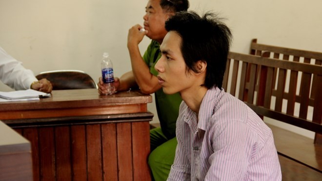 Dương Chí Tâm tại phiên xử hôm nay.