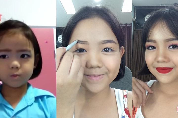 Bé gái 10x từng khiến MXH Việt sốt vì clip dạy make up nay đã xinh đẹp thế này đây