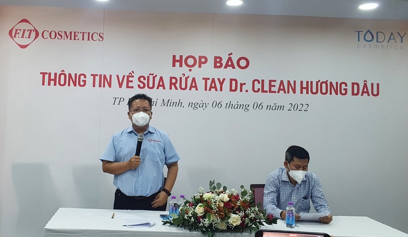 Ông Dương Phạm Quý Thanh thông về sản phẩm Dr.Clean Hương dâu không đạt chất lượng.