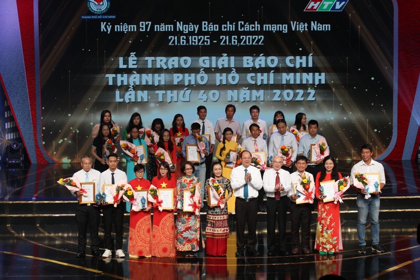 Trao giải cho các tác phẩm đoạt giải Báo chí TP Hồ Chí Minh lần thứ 40 năm 2022.